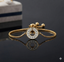 White Enamel Crystal Bolo Bracelet