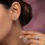 Geometric Square Crystal Jewelry Set