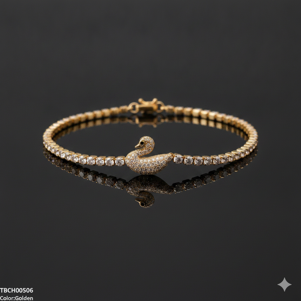 Luxury Duck Crystal Bracelet