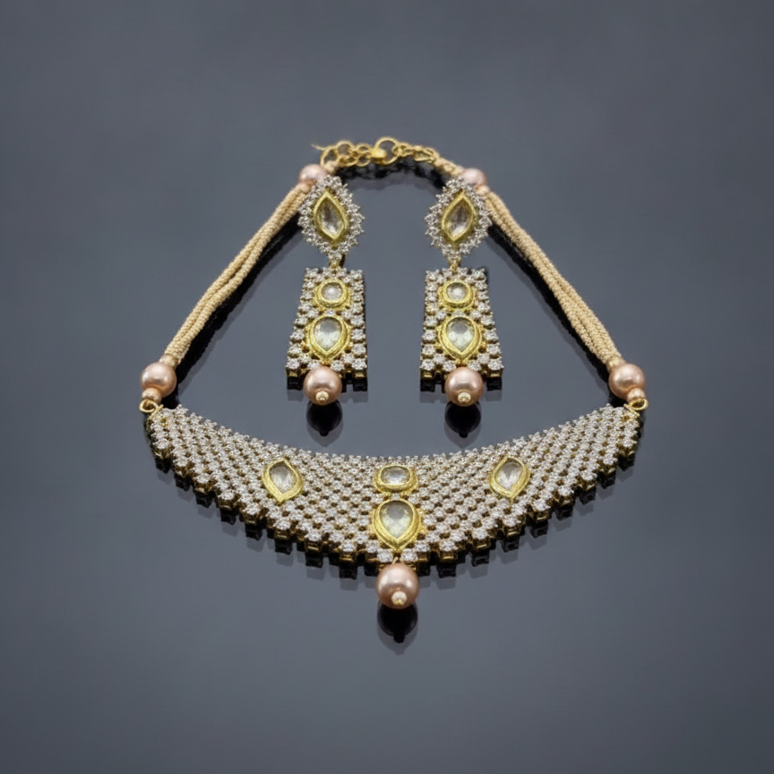 Traditional Kundan Necklace Set