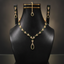 Luxury Emerald Teardrop AD Necklace Set with Earrings & Tikka