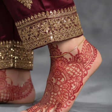 Minimal Gold Anklet Payal