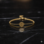 Gold Layered Medallion Cuff