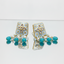 Meenakari Kundan Drop Earrings