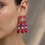 Meenakari Kundan Drop Earrings