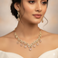 Rose Quartz Filigree Necklace Set