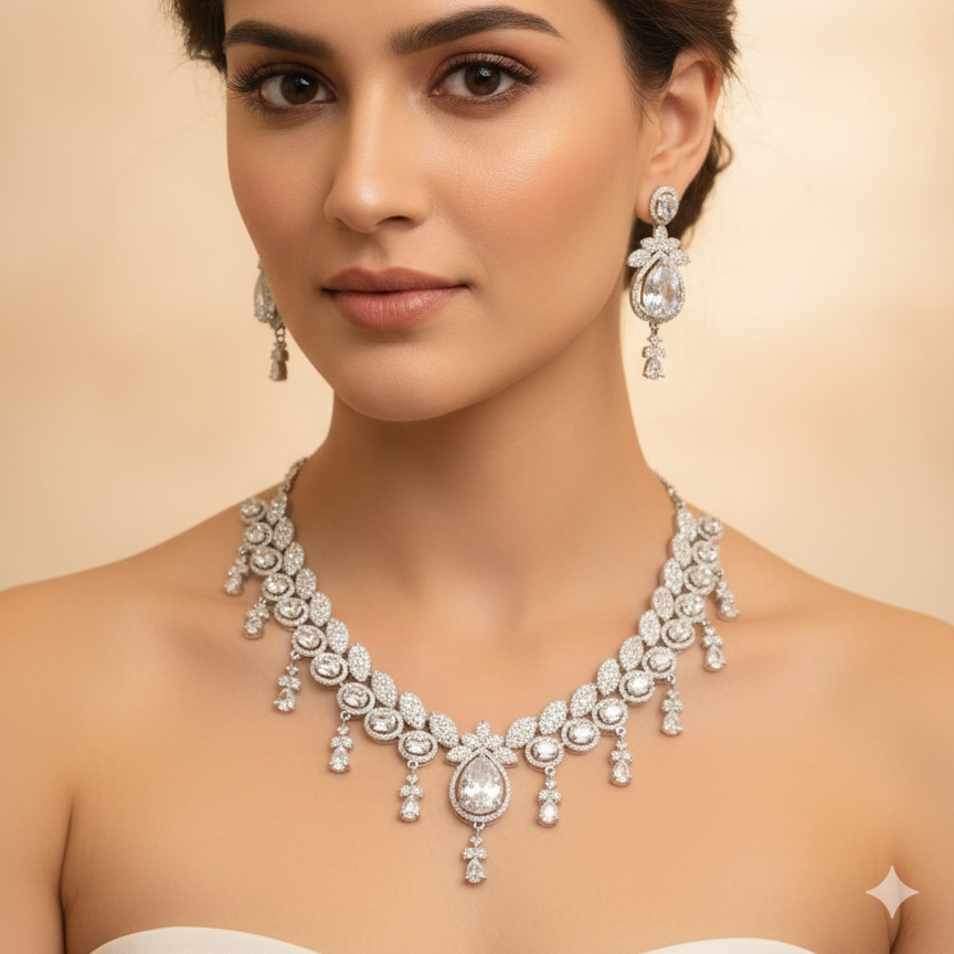 Imperial Pear-Cut Diamond Set