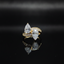 Gold Twin Pear Toi et Moi Ring