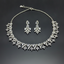 Floral Pear & Marquise Choker Set