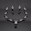Midnight Infinity Black Gemstone Set