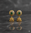 Antique Champagne Crystal Jhumkas