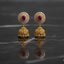 Antique Champagne Crystal Jhumkas