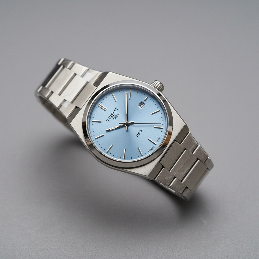 PRX steel watch