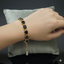 B195 – Black & Gold Luxe Tennis Bracelet