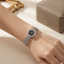 Scalloped Mesh Strap Vintage Watch