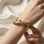 Intertwined Cable Cuff Bangle
