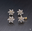 Crystal Pinwheel Jewelry Set