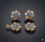 Crystal Pinwheel Jewelry Set