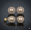 Regal Pearl Halo Jewelry Set