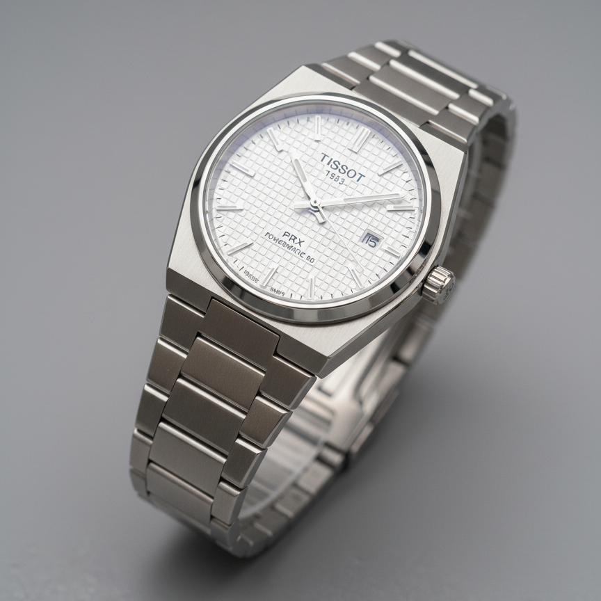 PRX steel watch