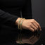 Sparkling American Diamond Bangles with Emerald Accents