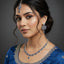 Blue Stone Jewelry Set | Necklace, Earrings & Maang Tikka