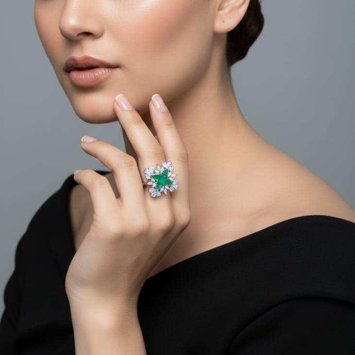 Modern Architectural Ring – Rs. 2,250