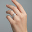 Modern Baguette Wrap-Around Silver Ring – Rs. 750