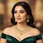 Emerald Bridal Necklace Set – Premium Quality