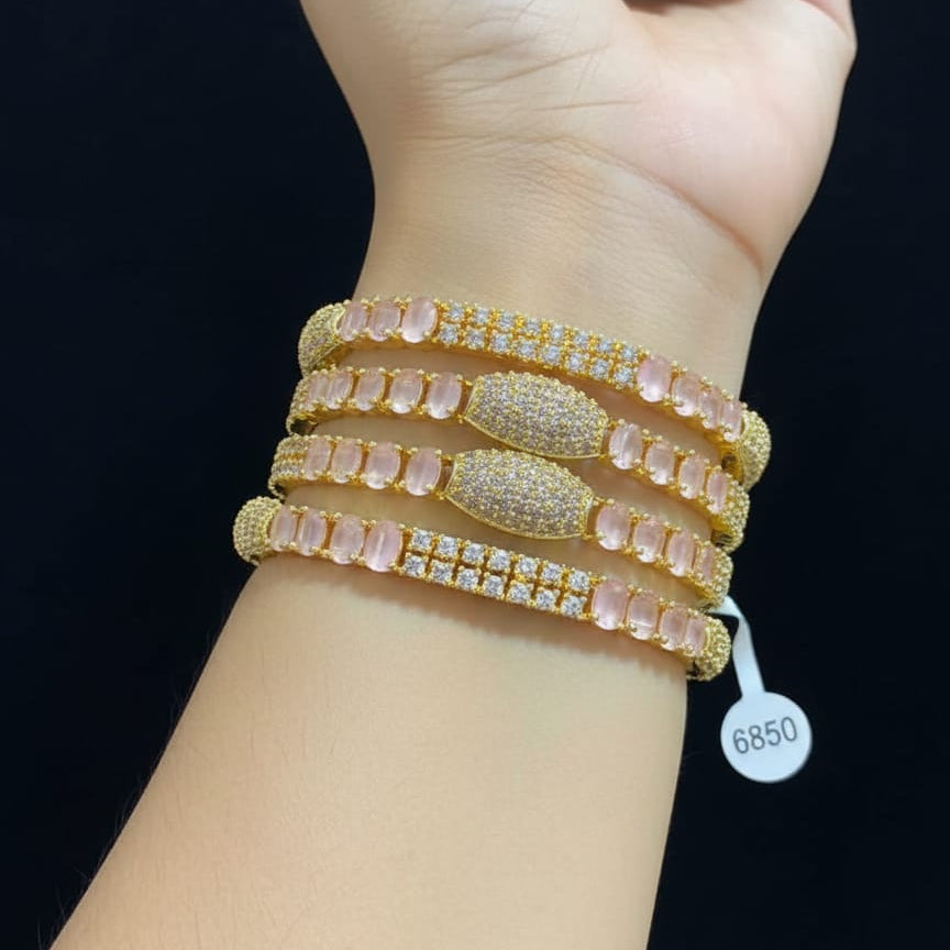 Crystal Bangle Set – Rs. 6850