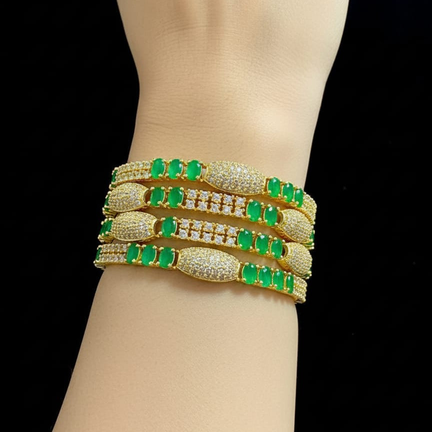 Crystal Bangle Set – Rs. 6850