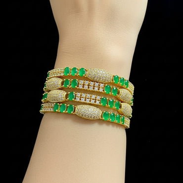 Crystal Bangle Set – Rs. 6850