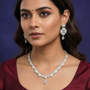 American Diamond Set – Rs. 2950