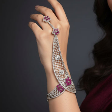 American Diamond Hathphool – Rs. 3550
