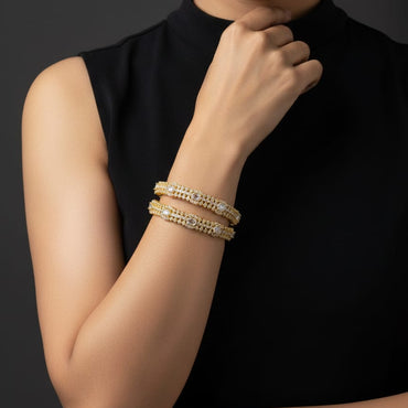 American Diamond Bangles Set – Rs. 2950
