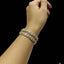 Gold‑Tone American Diamond Multi‑Row Bangles - Rs. 2950