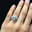 Multi‑Band Triangle Ring – Rs. 850