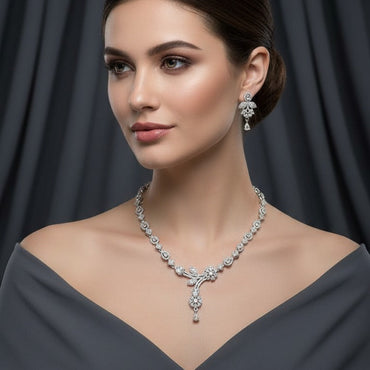 American Diamond Set – Rs. 2950