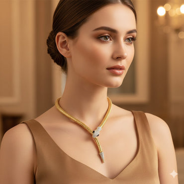 Designer Snake Necklace – Rs. 650