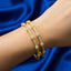 Gold-Plated Zircon Bangles – Rs. 2950