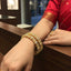 Gold AD Floral Bangles – Rs. 3050