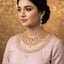 Pink AD Necklace Set – Rs. 8,850