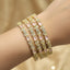Pink Crystal Bangles – Rs. 3950