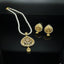Floral Medallion Traditional Gold Set – Rs. 3,250