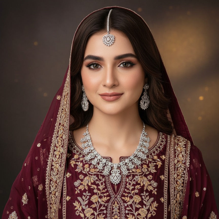 Ethereal Majesty Bridal Set - Rs 5950