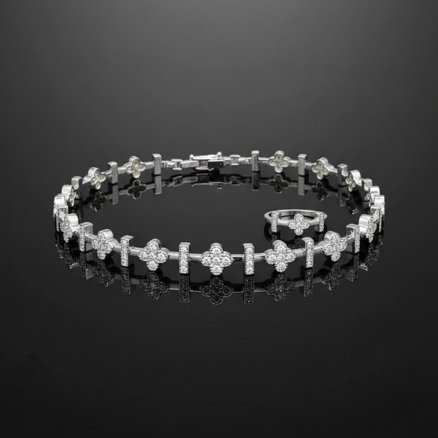 Lucky Clover Bracelet & Ring Set - Rs 1450