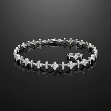 Lucky Clover Bracelet & Ring Set - Rs 1450