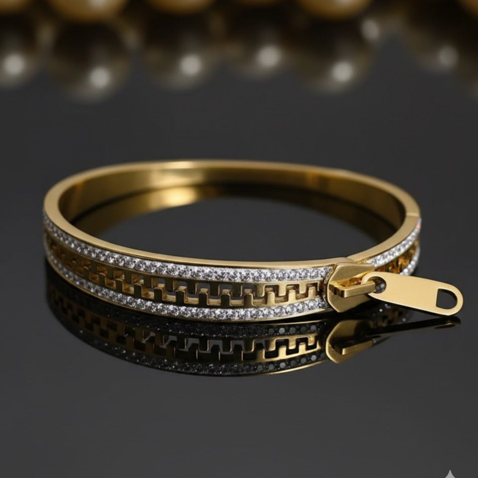 Zip-Luxe Pavé Bangle - Rs 1050