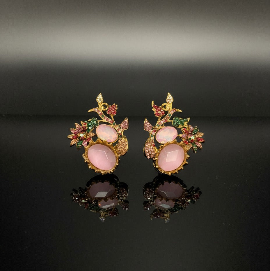 Gilded Orchard Vine Earrings