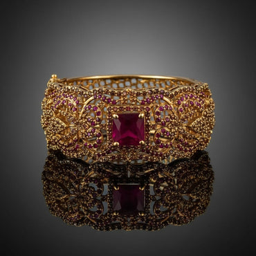 Destiny Ruby Royal Statement Bangle